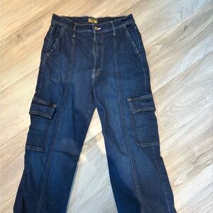 Mother Rambler Cargo Ankle Jeans